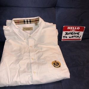 Burberry white shirt 👔